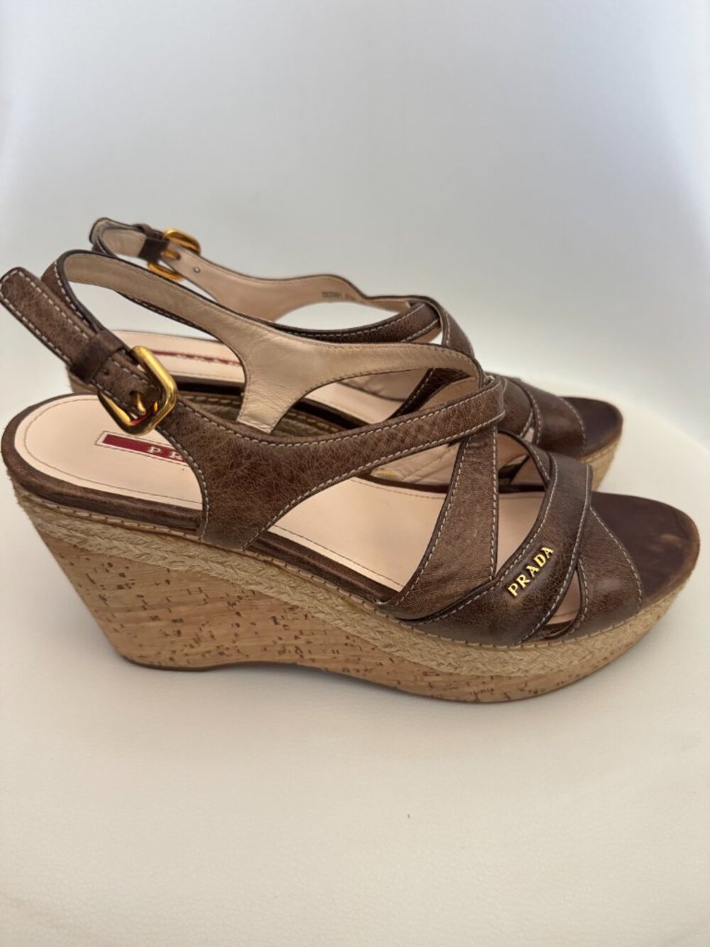 Prada Sport Crossover Espadrille Wedges - Picture 3 of 8